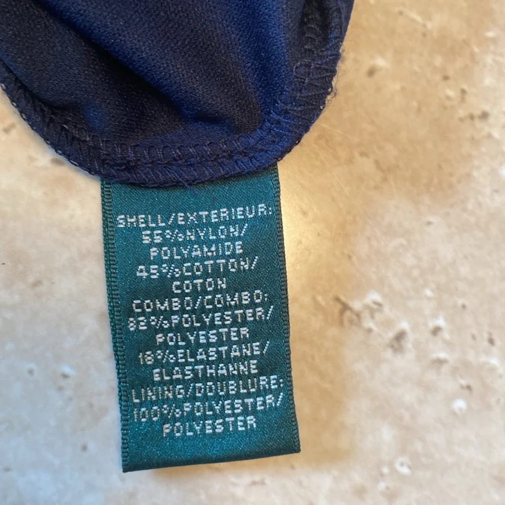 Ralph Lauren, navy lace evening gown,excellent condition, see measurements below - Picture 6 of 16